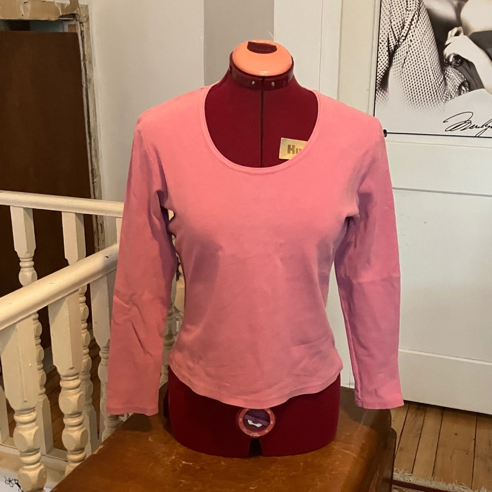 6/25$ Maggie’s Choice Waffle Knit Cropped Long Sleeve Top – Size L